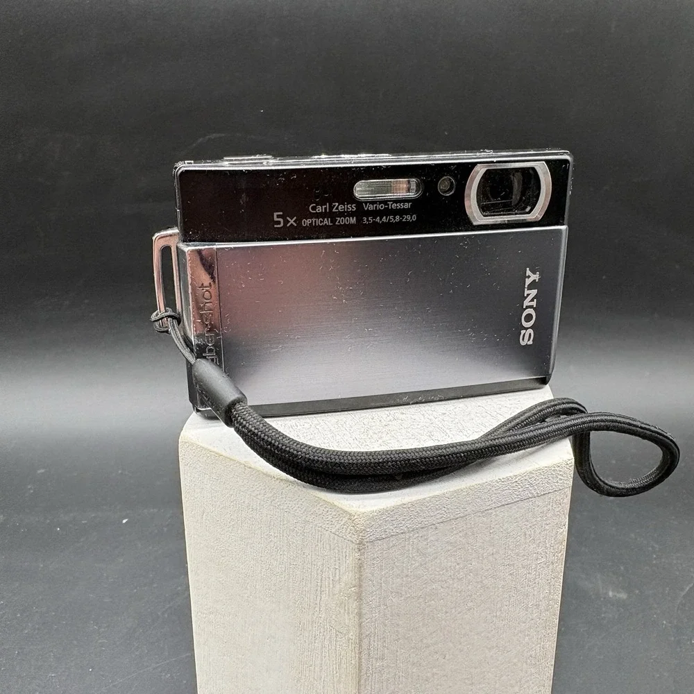 Sony Cyber-shot DSC-T300 Digital Camera Parts Repair w/ Battery + Memory READ